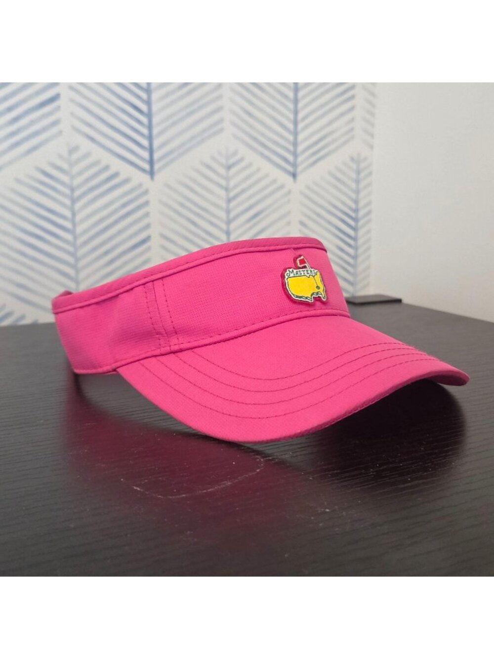 Masters Golf Tournament Womens Dark Pink Visor Hat